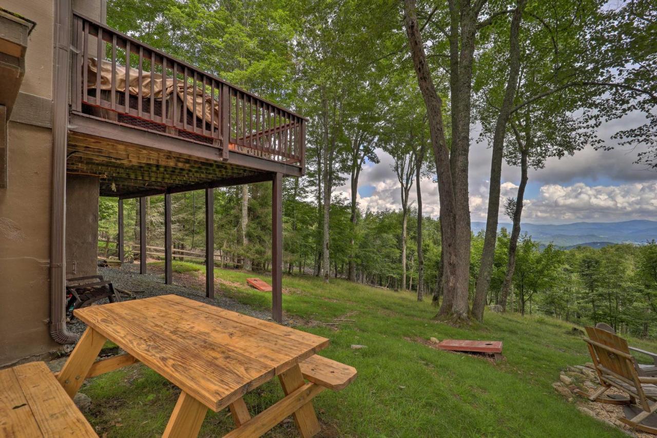 Beech Mountain Cabin Retreat With Hot Tub And Views! Exterior photo